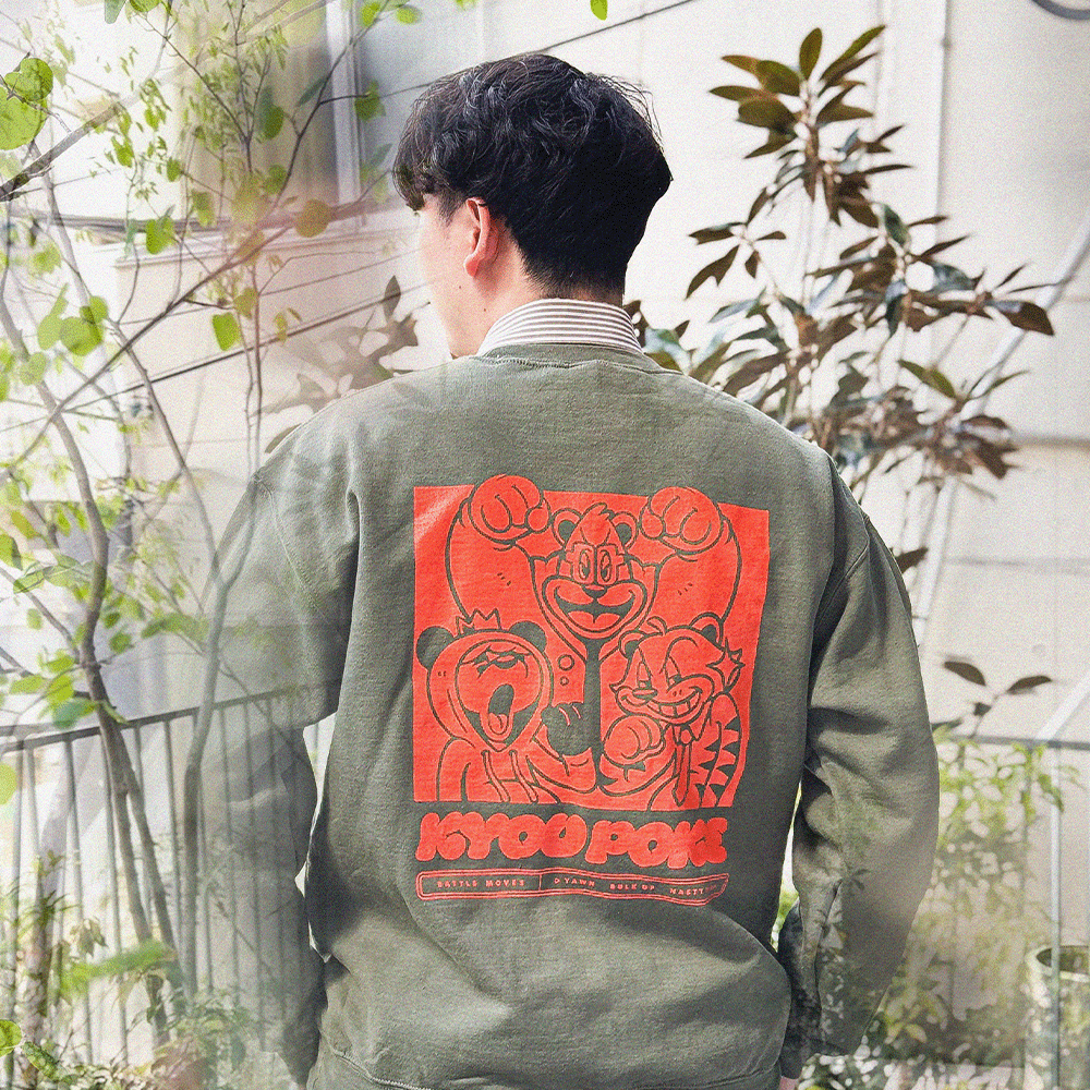 【感謝SALE対象品】KYOUPOKE SWEAT 💥 BATTLE MOVES