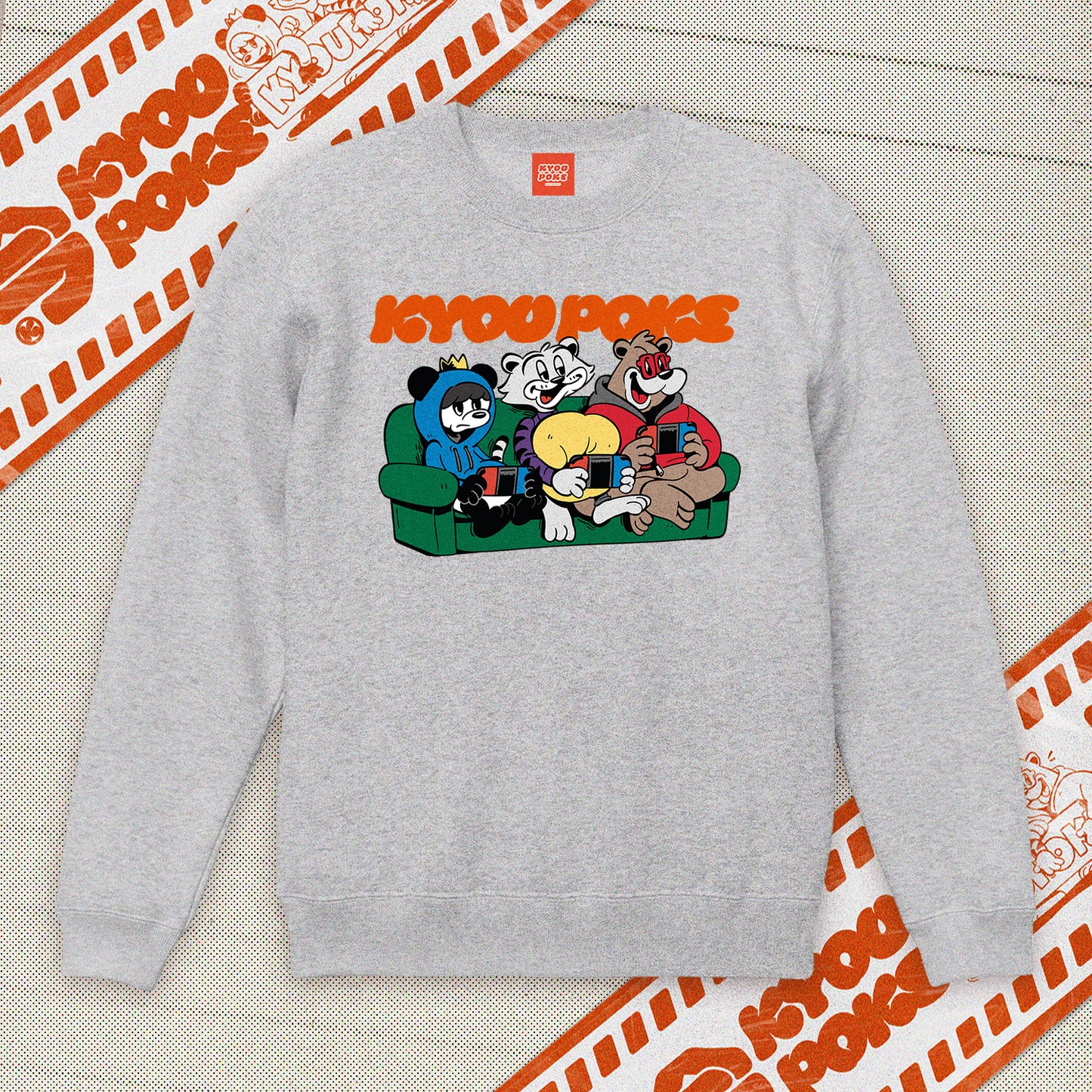 KYOUPOKE CREW NECK SWEAT / 🎮GAME
