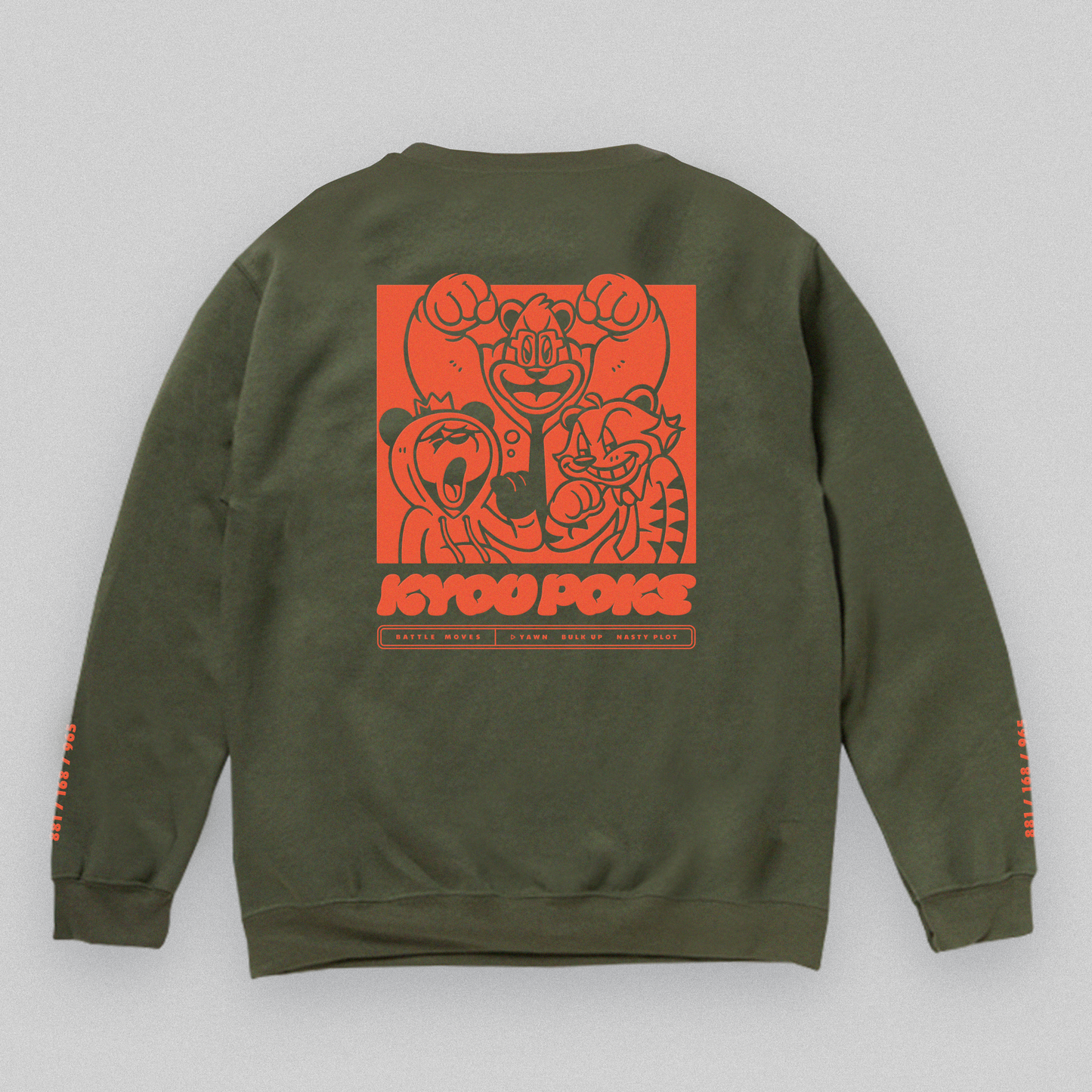 【感謝SALE対象品】KYOUPOKE SWEAT 💥 BATTLE MOVES